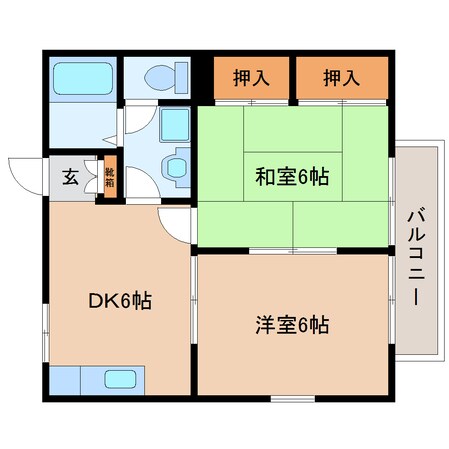 王寺駅 徒歩19分 1階の物件間取画像